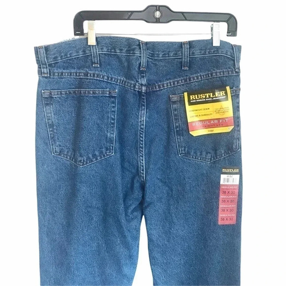 Rustler Jeans Brand new Regular Fit Straight Leg Heavyweight denim 38/30 - Picture 1 of 8
